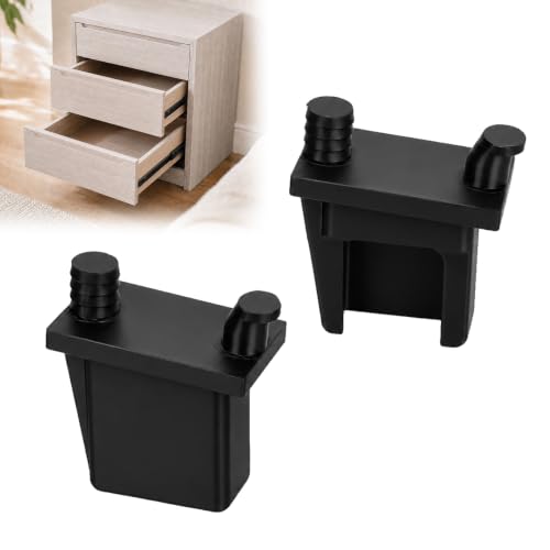 2-Pack Drawer Slide Socket Replacement for Merillat 471029/471037, Left Right Drawer Rail Sockets, Cabinet Drawer Track Repair Parts, Secure Fit Drawer Slide Bracket