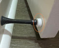 wAgi Doorstop Magnet, 2 Pack, 7-Second Install, White, Paintable, Attracts to existing Metal Spring Doorstop; for Hollow-core Interior Door; Adhesive Tape; Powerful Magnet, 4,000 Gauss Strength