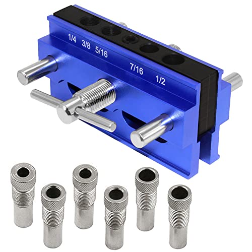 Self Centering Dowel Jig Kit (Blue) - color: Blue