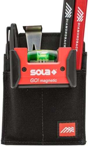 Diamondback Utility Pocket for Tool Belt & Vest - style: Small Tool Pouch with Belt Clip