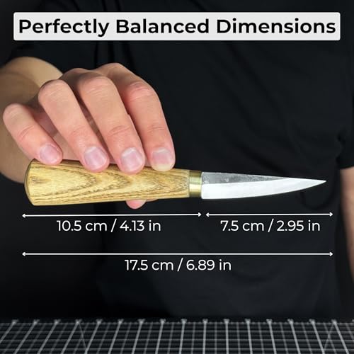 Sharky Whittling Knife Hand-Forged Sloyd Tool 2.95 In
