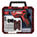 SKIL Rechargeable 4V Cordless Pistol Grip Screwdriver with 42pcs Bit Set, USB Charger and Carrying Case - SD5618-03 - style: 4V Pistol Grip Screwdriver_42pc Set