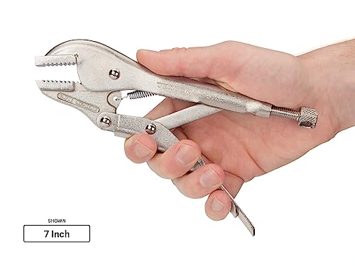 TEKTON Straight Jaw Locking Pliers Set, 3-Piece | PLK90004 - size: 3-Piece Set (5, 7, 10 in.)