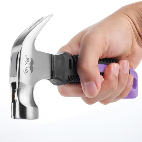 Mr. Pen- Claw Hammer, 8oz, Purple, Magnetic - color: Purple