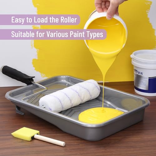 Bates- Paint Tray Set, 9 Inch, 12 pcs, Paint Roller Tray - size: 12 pcs