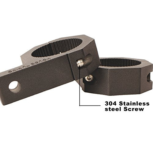 HOUSE TUNING Bull Bar Clamps 2 inch - 4Pack Roll Bar 2 inch Clamp Bracket for UTV ATV Truck Bar Mounting (2"-Clamp mount Kit) - size: 2.0"-Clamp Kit