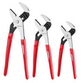 ARROW 3-Piece Groove Joint Pliers Set for Plumbing Repair, Home Maintenance - size: 3PCS (8", 10", 12")