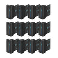 Home Security Door Lock, 3 Pack Childproof Door Reinforcement Lock,Upgrade Flip High Night Lock to Defend Your Home Kids (12, Black) - color: Black