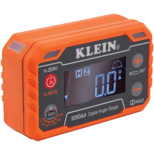 Klein Tools 935DAA Digital Electronic Level and Angle Gauge, LED Alert