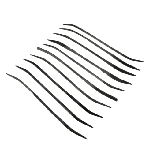 SE Riffler File Set - Precision Hand Tools - Double Ended Metal Files - Set of 10 Pcs - 745RF