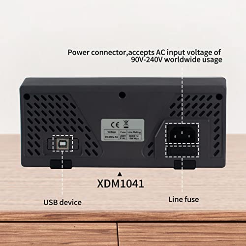 OWON XDM1041 Portable Digital Multimeter,3.5in Desktop Digital Multimeters, 55000 Counts LCD True RMS Temperature Tester Meter for Instruments and Laboratories, Factories - style: XDM1041