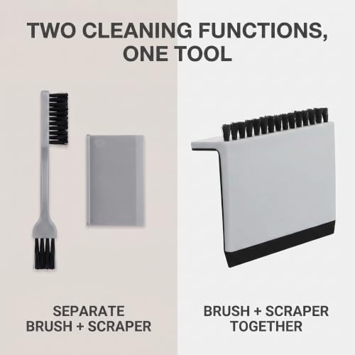 Black Kitchen Sink Squeegee Cleaner Countertop Brush Wiper Vegetable Cleaning Brush Wiper Home Kitchen Tool Accessories Fruit and Vegetable Cleaning Brushes