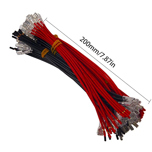 30Pcs Female Spade Crimp Terminal with Insulating Sleeve Quick Connectors Wire Splice Assortment Kit (2.8mm+4.8mm+6.3mm) - size: 2.8mm+4.8mm+6.3mm