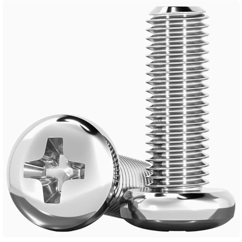 Universal TV Mounting Hardware Kit M4 M6 M8 Stainless Steel Screws Washers for VESA Wall Mount TV and Monitor Bracket Fixing 24Pcs - color: Stainless Steel