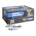 Conquest 304 Stainless Steel Wedge Anchors for Concrete 5/8” x 3-1/2” - size: 5/8" x 3-1/2"
