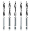 5Pcs 5/16" Stainless Steel Wire Bore Brush for Power Drill Cleaning - size: 8mm | 5/16"