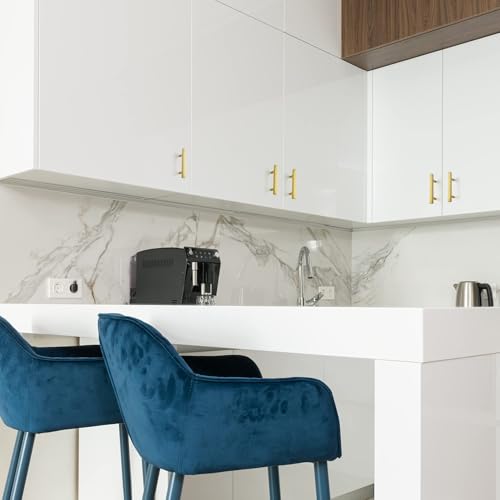 Ravinte Gold Cabinet Handles 3 Inch 10 Pack, Square Cabinet Pulls - size: 3 Inch Hole Centers