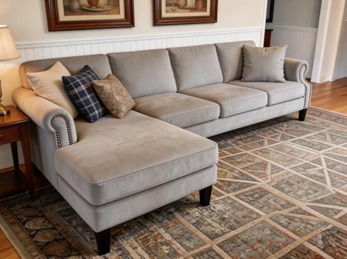 SHANJUE 8 Inch Black Couch Legs - Square Wood Sofa Legs for Furniture, 4PC - size: 8 inch