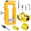Door Hinge Jig with Door Lock Installation Kit,Door Hinge Mortiser Template - size: C