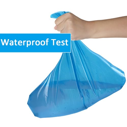 10pcs Disposable Shoe Covers Blue Rain Shoes and Boots Cover Plastic Long Shoe Cover Clear Waterproof Anti-Slip Overshoe for Women Men Water Boots Cover Rainy Day Use Cover - size: 10 Pack(5 Pairs)