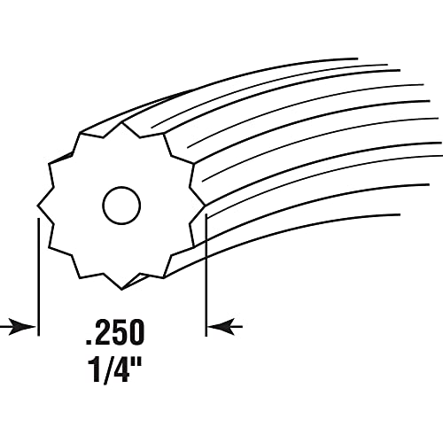 Make-2-Fit P 7645 Screen Retainer Spline, 0.250 in., 25 Foot, Gray (1 Roll) (Pack of 2) - size: 1 Count (Pack of 2)