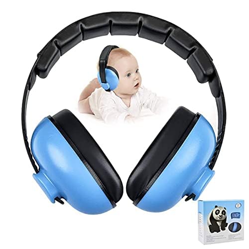 Noise Cancelling Headphones for Kids, Babies Ear Protection Earmuffs Noise Reduction for 0-3 Years Babies, Toddlers, Infant (Blue) - color: Blue