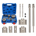 RENYU 9pcs Concrete Hole Saw Kit, SDS Plus and Max Shank