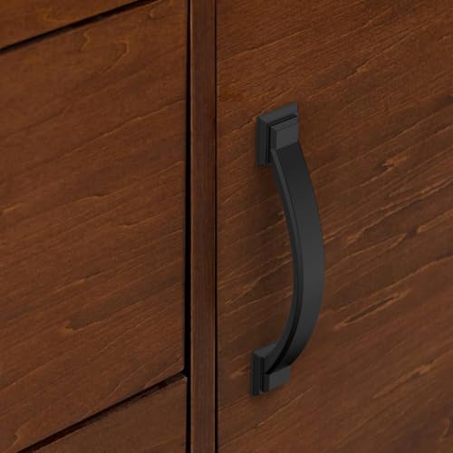 10 Pack 3.75 inch Cabinet Pulls Matte Black Cabinet Handles Drawer Pulls for Kitchen Cabinet Cupboard - color: Matte Black, size: 3.75 inch（96mm）, style: 10 Pack