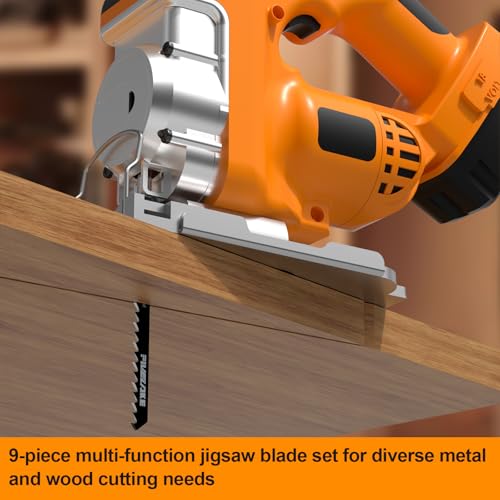T-Shank Jigsaw Blades Set, 20Pcs Assorted Replacement Jigsaw Blades - style: 20-Pack（20 Pieces）
