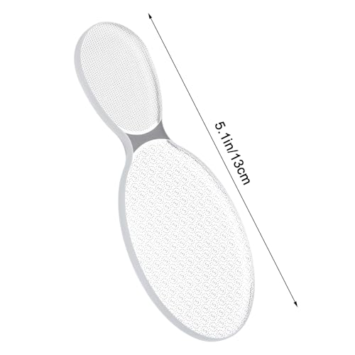 2 Pcs Nano Foot File Glass Nail File Foot Scrubber Callus Remover Rough and Smooth Sides Professional Pedicure Tools at Home Heel Scraper for Dead Skin Removal Cracking Wet and Dry Feet