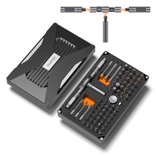 74 in 1 Ratchet Screwdriver Set, Magnetic Ratchet Screwdriver, 71 S2 Bits - size: 74 in 1