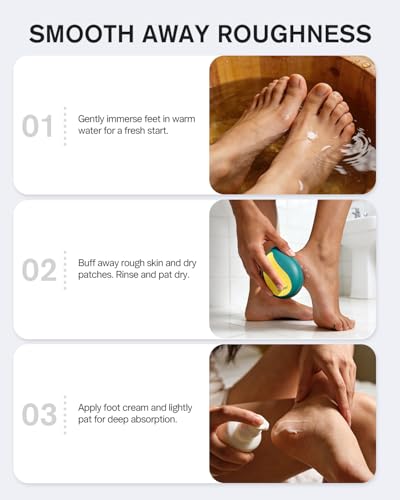 BEZOX Glass Foot Scrubber - color: Green