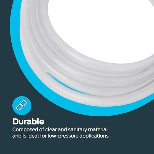 Eastman 1/2 Inch ID (5/8 Inch OD) PVC Clear Vinyl Tubing, 10 Foot Length, 98568 - size: 1/2 in. ID x 5/8 in. OD, style: 10 Ft.