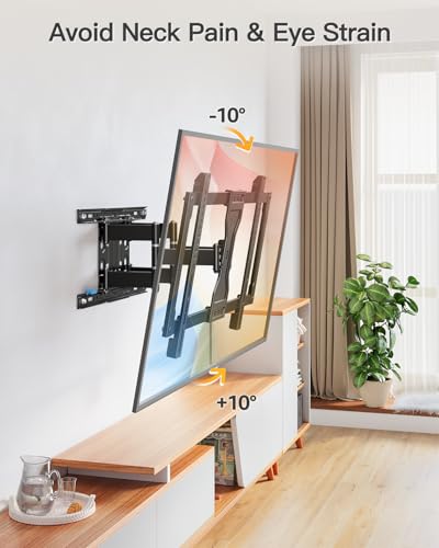 ELIVED Ultra Slim TV Mount for 37-90" TVs, Max VESA 600x400, 132 lbs. - size: Motion: 37-90" TV