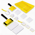 14 Pcs Paint Edger Tool Kit Yellow Edge Painting Tools for Walls Ceilings - color: Yellow