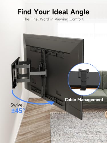 Suptek Ultra Slim TV Wall Mount Full Motion for 43-90” Large Screen