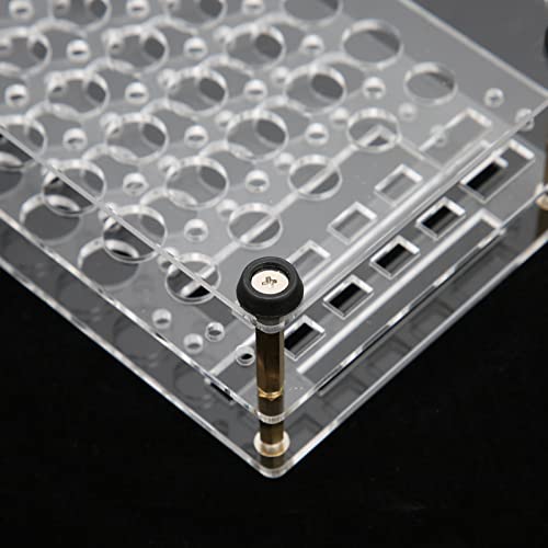 Screwdriver Storage Rack, Acrylic Tool Stand, Transparent, Portable & Lightweight, Ideal for Hardware Tools & Repair Items