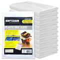 King Origin Plastic Drop Cloths 10 Pack, 9x12 Ft - color: 9x12 Ft, 10 pcs