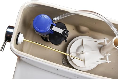 One Piece 3-Inch Toilet Flush Valve Repair Kit for Toilets with Flapper and Chain - Easy to Install
