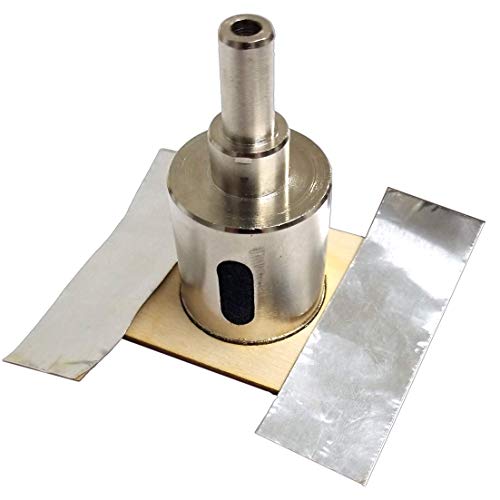 1/2" Glass Drill Bit for Bottles - Diamond Hole Saw for Bottle Lights & Lamp Kits - Drill Guide for Straight Holes - size: 13mm 1/2" Core Bit