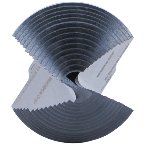 Klein Tools KTSB11 Step Drill Bit #11 Double-Fluted 7/8 to 1-1/8-Inch with Easy-to-Read Markings and Targets, 3/8-Inch Hex Shank - size: 7/8 to 1-1/8-Inch, style: Standard
