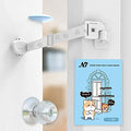 Neobay Adjustable Door Strap and Latch, Damage-Free Cat Door Latch to Keep Dog Out of Litter Box, Economical Alternative of Pet Gates, Basic with Stopper 1 Pack - style: Basic With Stopper 1 Pack