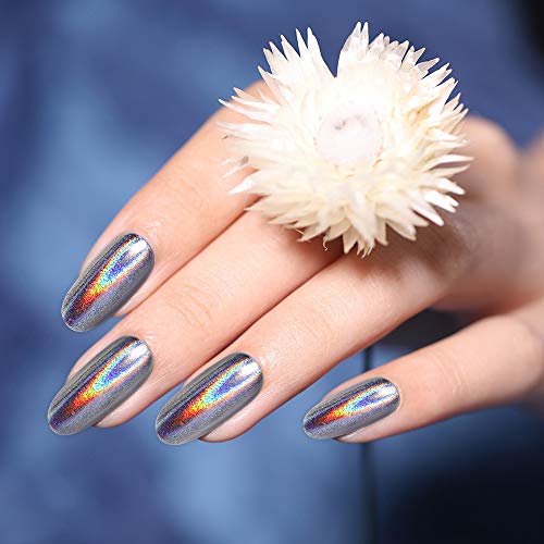 Artdone 16 Jars Chrome Nail Powder Nail Art Fimo 1g/Jar Gold Mirror - color: 16jars