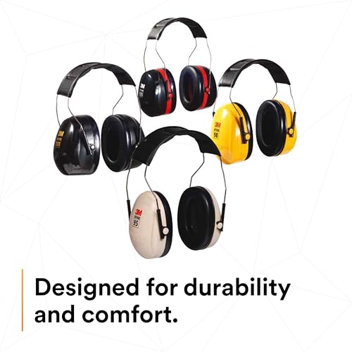 3M PELTOR Hearing Protection Optime 95 Earmuffs, Adjustable Earcups, E-A-Rfit Compatible, Stainless Steel - size: Behind the head, style: Behind-the-head