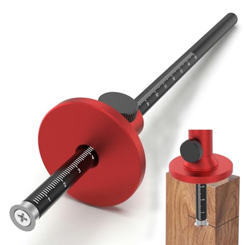 Wheel Marking Gauge, Micro-Adjustable Woodworking Marking Tool with Dual Metric & Imperial Scales, Solid Aluminum Alloy Scribe Gauge for Precision Joinery & Carpentry
