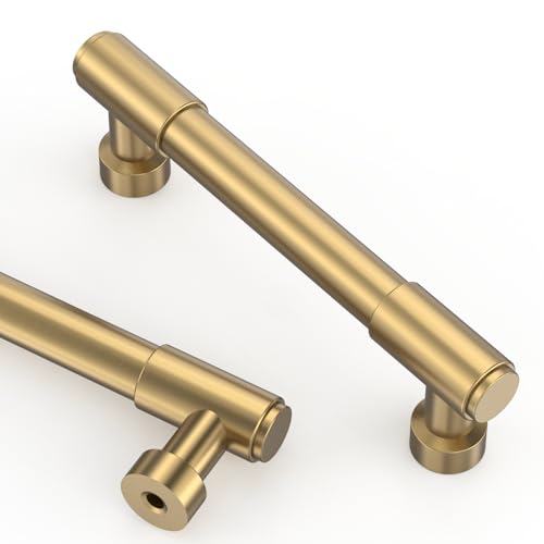 Asidrama Champagne Bronze Kitchen Cabinet Pulls,3.75 Inch,10 Pack - color: Champagne Bronze, size: 3.75" Hole Center