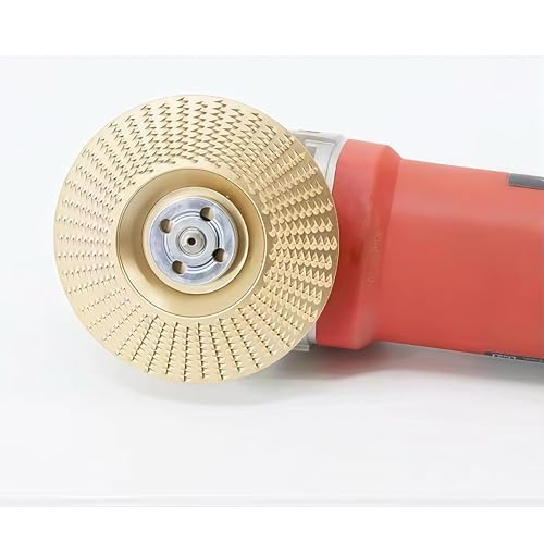 3 Piece Wood Carving Disc Set for 4 Inch Angle Grinder with 5/8" Arbor, Grinding Wheel Shaping Disc for Wood Cutting,Woodworking Attachment,Stump Grinding Tools for Cutting,Grinding,Carving - style: Style 1