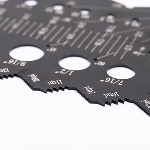 Accusize Industrial Tools 5pc Marking Black Precision Layout Solution, 2805-1406