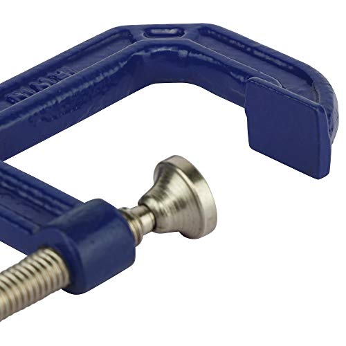 IRWIN 1415-C Tools QUICK-GRIP C-Clamp, 1 1/2-inch, 1 1/2-inch Throat Depth (2025101) - size: 1 Count (Pack of 1)