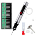 Wireless Engraving Pen Kit - Precision Tool for Artists & DIY | Engrave Jade, Wood, Metal, Polish Phone Chips | Smooth & Powerful with,engraver wood carving tool engraving machine！ (Silver + Black) - color: Silver
